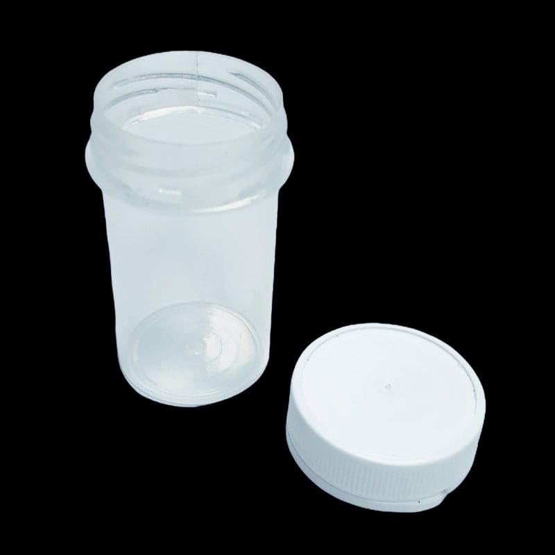 Taylor Davis Screw Lock Tamper Evident Jar White Plastic Jars
