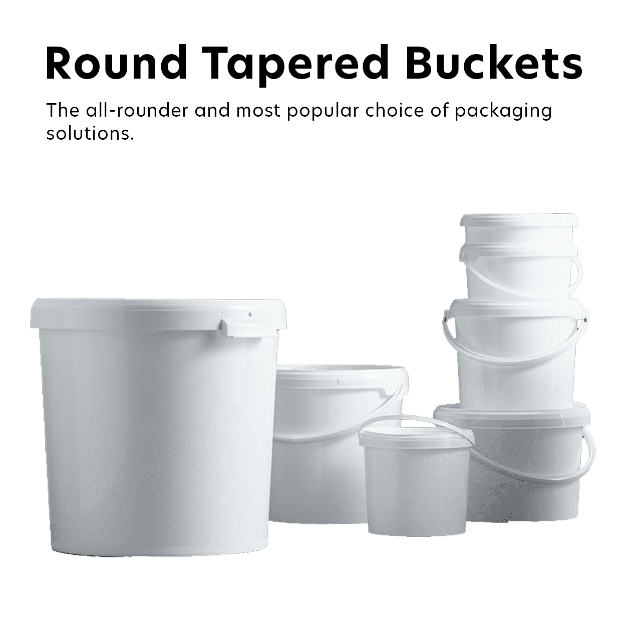 Round Tapered Buckets