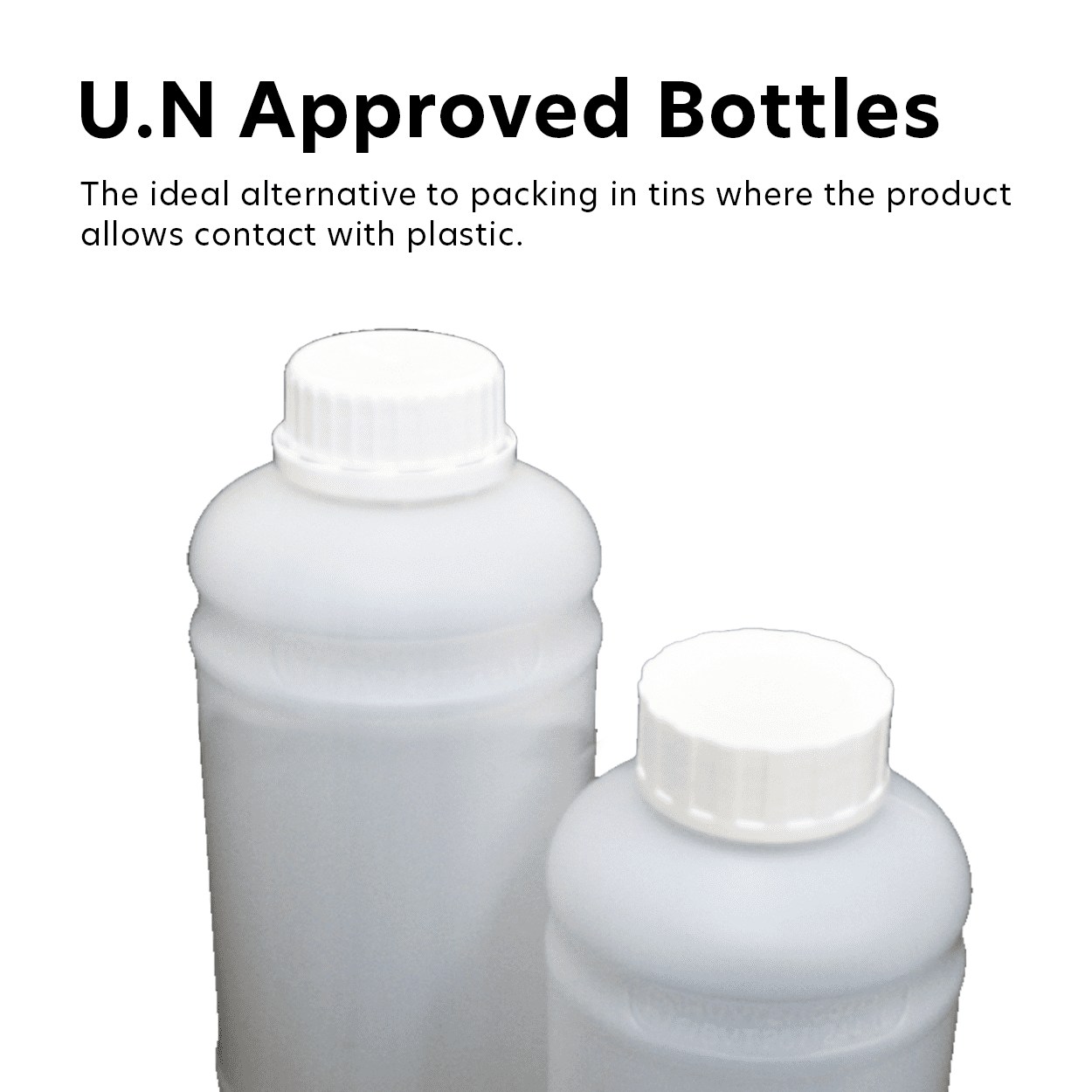 U. N. Approved Bottles