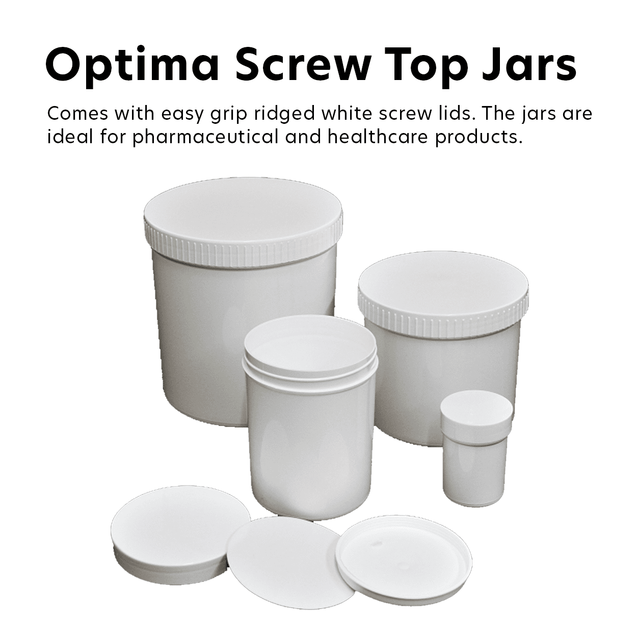 Optima Screw Top Jars