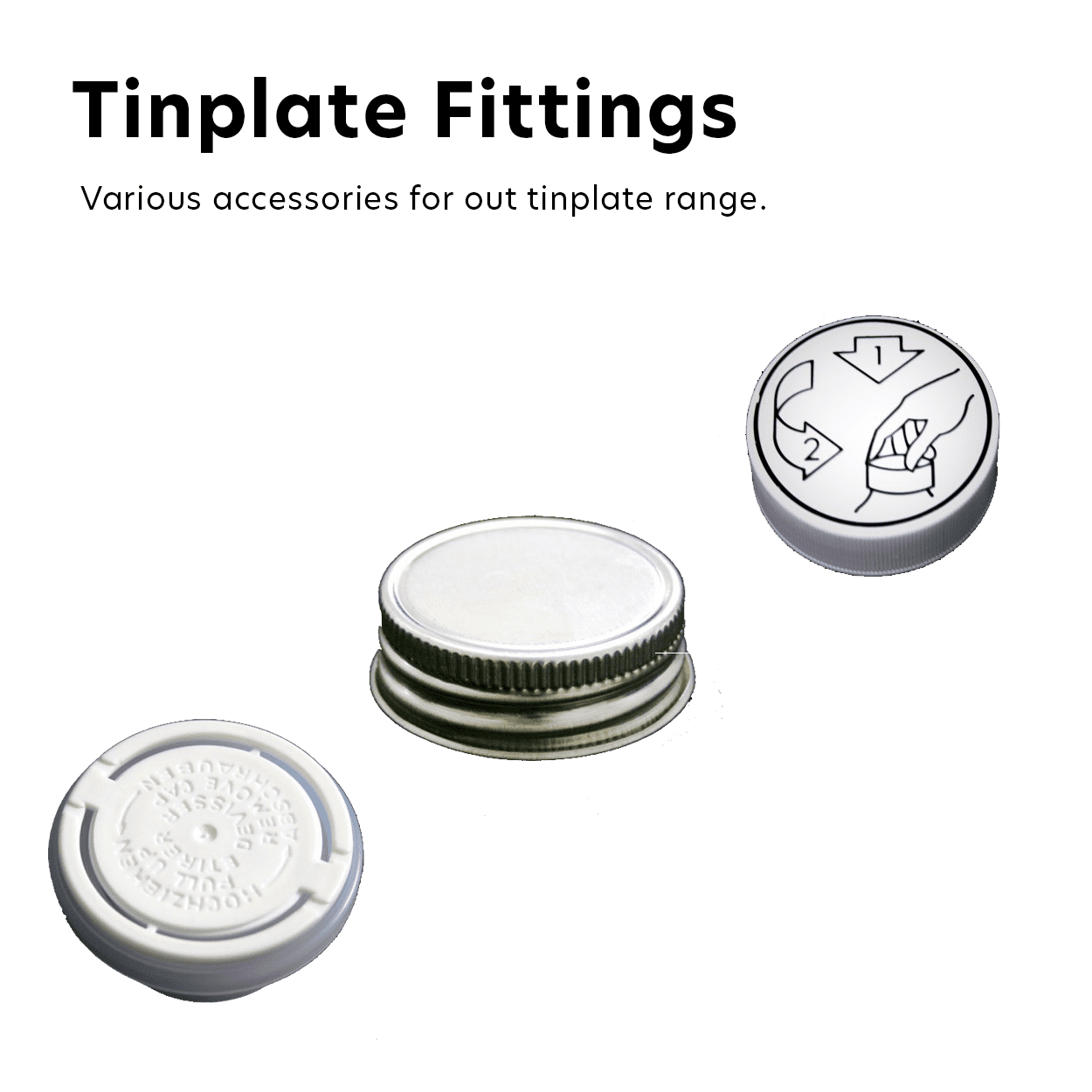 Metal Screw Top Tinplate