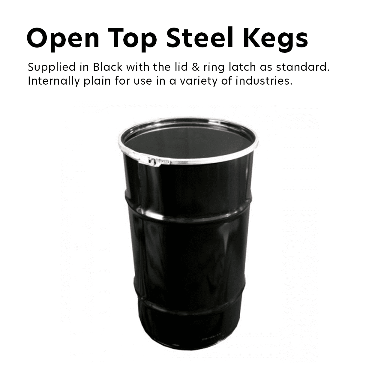 Open Top Steel Kegs
