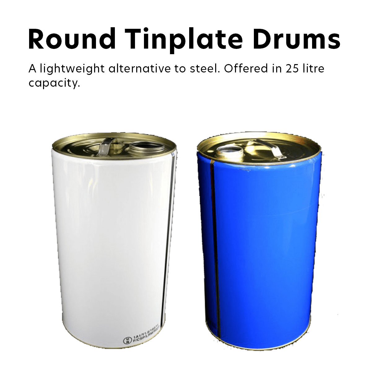 Round Tinplate Drums